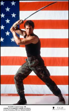 Michael Dudikoff, star des productions de série B, dans American Warrior (1985) 