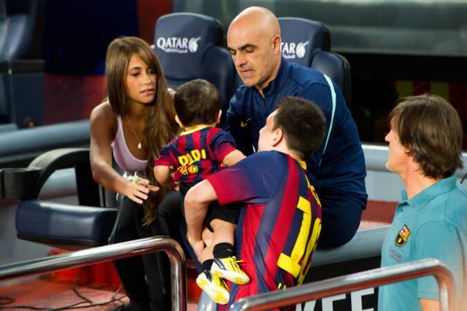 Le petit garçon est très vite devenu le premier supporter (avec maman Antonella) de la Puce Messi