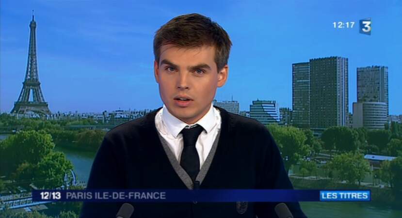 Petit look très (trop) sage pour ce journaliste du 12/13 sur France 3 