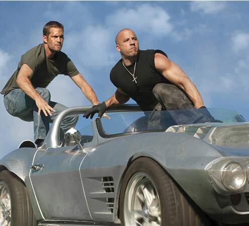 Paul Walker et Vin Diesel lors du tournage du film Fast & Furious 5 !