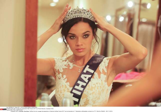 Miss Tahithi se voit-elle déjà la couronne de Miss France 2017 sur la tête ? 