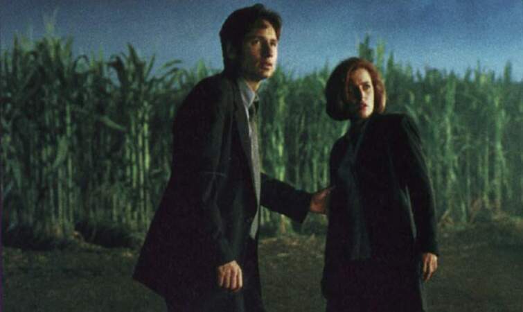 Une menace semble inquiéter nos héros dans le premier film X-Files (1998) : les ciseaux d'un coiffeur ?