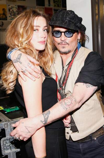 Les acteurs Amber Heard et Johnny Depp, mariés depuis 2015.