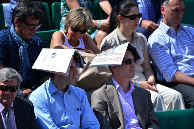 Le soleil était de la partie hier à Roland-Garros !