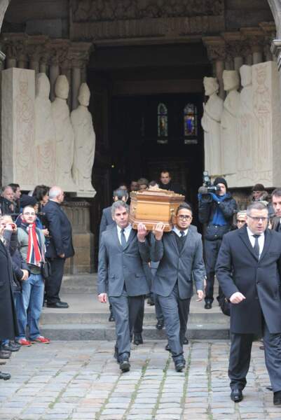 Obsèques de Jacques Chancel, en l'église Saint-Germain-des-Prés, le 6 janvier 2015