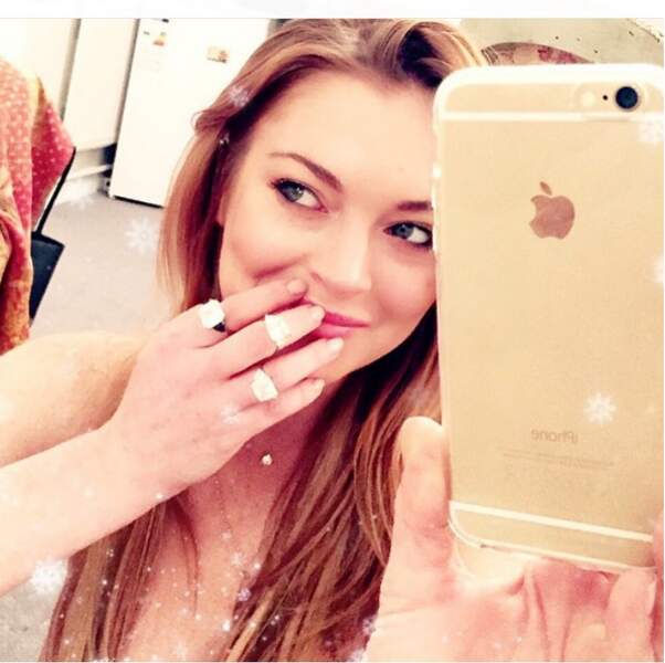 Qu'on se le dise : l'actrice Lindsay Lohan est accro à Instagram !