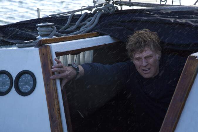 Dans All is lost, Robert Redford lutte contre une mer déchaînée pour s'en sortir