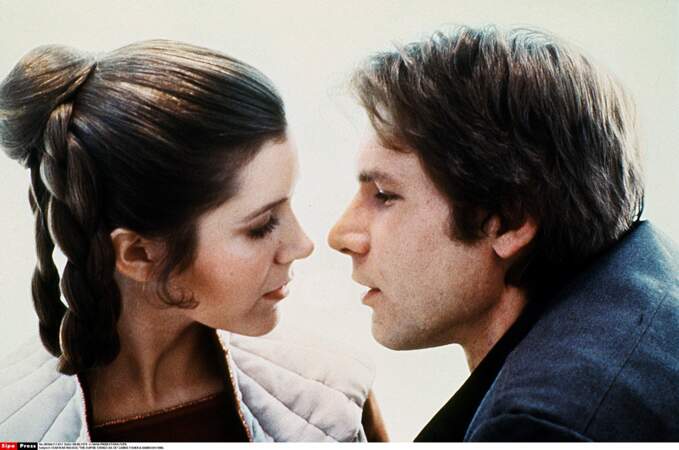 Leia et Han, couple à l'écran, mais pas que...