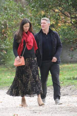 L'ancienne joueuse de tennis serbe Ana Ivanovic et son mari le footballeur Bastian Schweinsteiger...