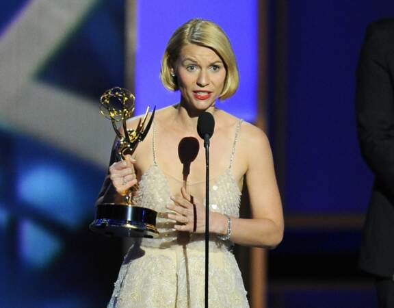 Claire Danes lors des 65e Primetime Emmy Awards à Los Angeles, le 22 septembre 2013
