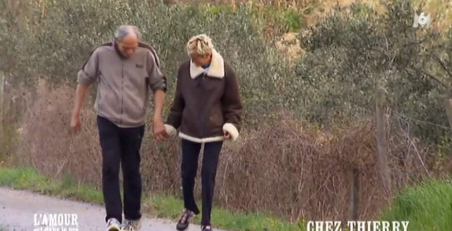Pour commencer l'épisode, Annick et Thierry sont allés se promener dans la campagne