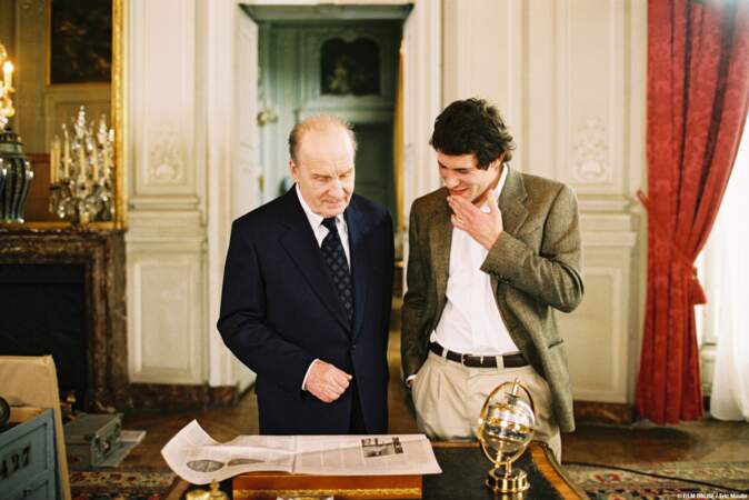 Michel Bouquet alias "le président" (François Mitterrand) dans Le promeneur du Champ-de-Mars