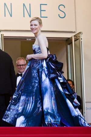 Cate Blanchett pour la montée des marches de Carol