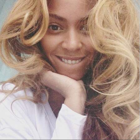 Beyoncé a également suivi la tendance de la photo "au naturel"