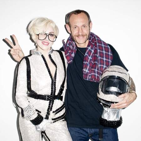 Terry Richardson avec Lady Gaga, qui pour une fois, n'est pas trop excentrique.