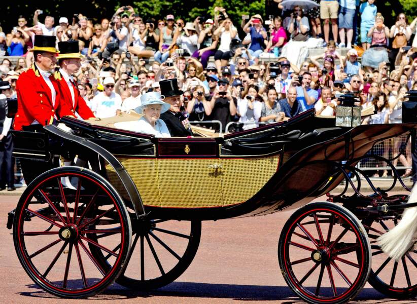 La cérémonie marque les célébrations officielles de l'anniversaire de la reine Elizabeth II
