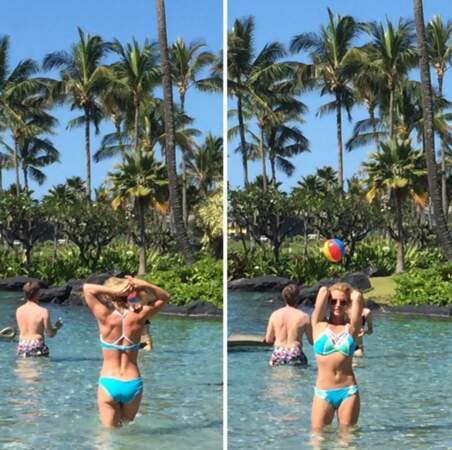 Instants bikini : les vacances de Britney Spears en famille. 