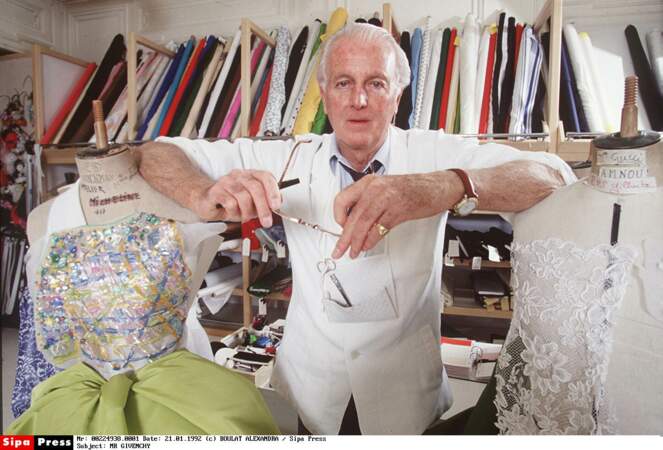 Hubert de Givenchy, couturier, le 10 mars 2018 (91 ans)
