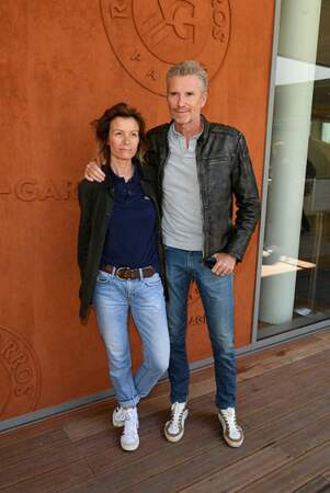 Denis Brogniart et son épouse Hortense, fidèles du Village de Roland-Garros