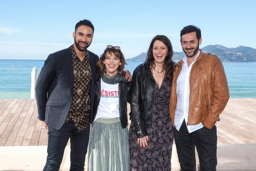 Les acteurs de Plus belle la vie étaient à Cannes dimanche 7 avril 