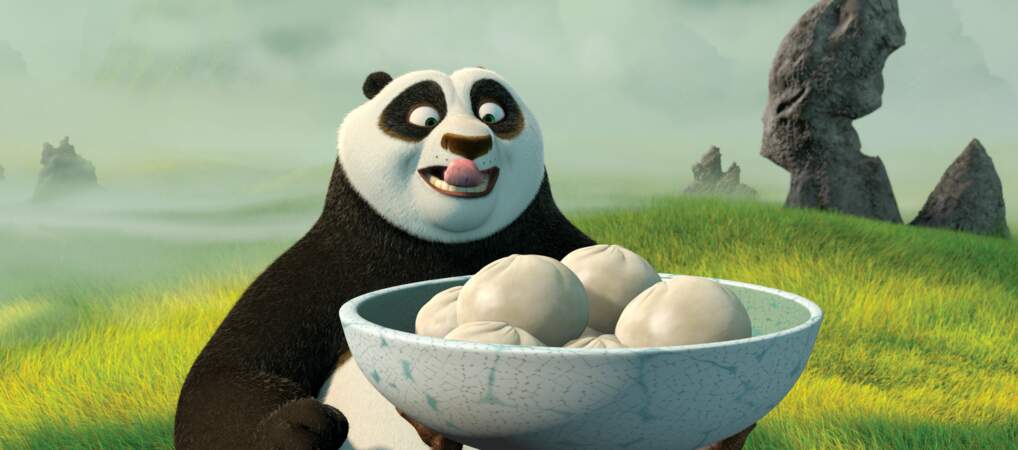 Po (Kung Fu Panda) a une préférence pour les nouilles et les raviolis 