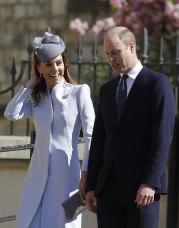 Messe de Pâques aussi pour la famille royale d'Angleterre. Kate et William ont assisté au service à Windsor…