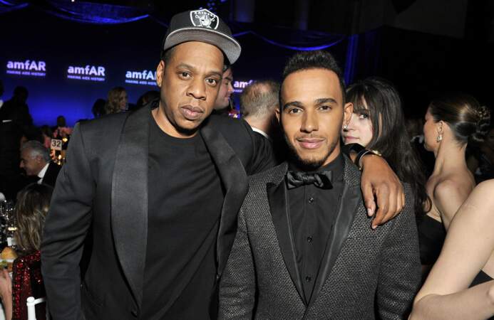 Qui dit belles plantes, dit Jay Z et Lewis Hamilton qui se sont incrustés à la soirée... 