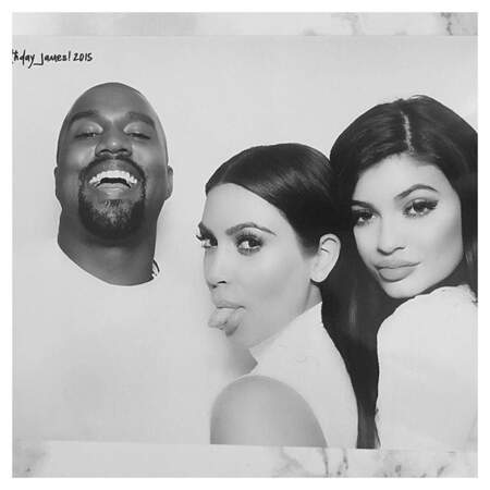 Kanye West est bien en forme sur cette photo.