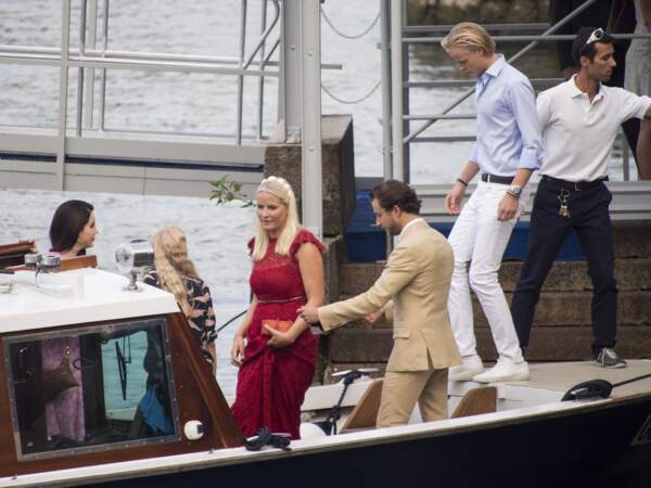 La reine de la pop fait le voyage avec la princesse héritière de Norvège Mette Marit