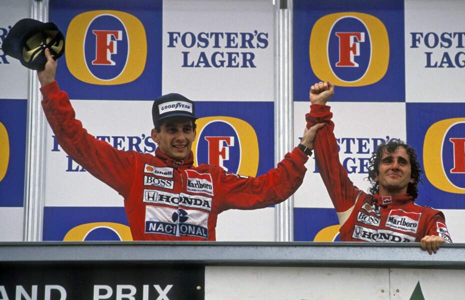 Bien qu'ayant moins de points qu'Alain Prost, Ayrton Senna est sacré champion du monde en 1988