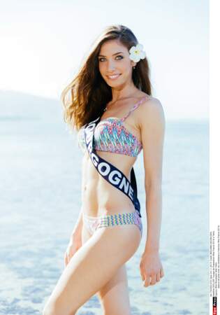 Miss Bourgogne, Jade Vélon lors de la séance photo en maillot de bain