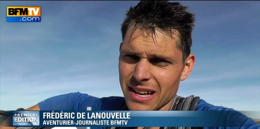 Présentateur et aventurier, Frédéric de Lanouvelle partage régulièrement ses exploits sportifs sur BFMTV