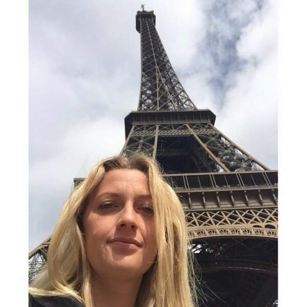 Dernier selfie de touriste pour Petra Kvitova avant de reprendre la route...