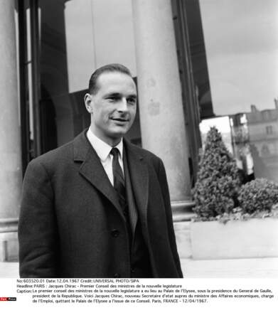 1967 : première marche gravie pour le nouveau secrétaire d'Etat, chargé des Problèmes de l'Emploi