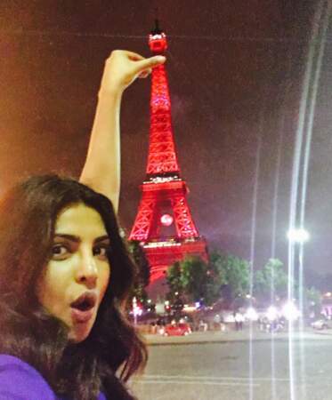 Priyanka Chopra, la star de Quantico, a fait un détour par Paris pour promouvoir la série sur M6