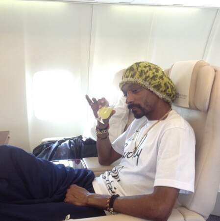 Pendant ce temps-là, Snoop Lion est posé. Vraiment posé.
