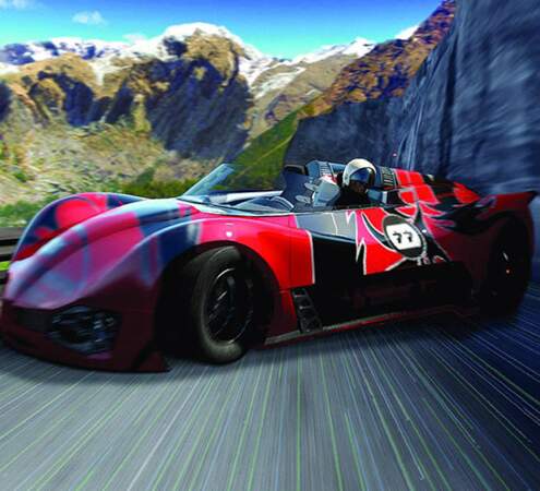 La voiture Mach 5 dans le film Speed Racer en 2008 !
