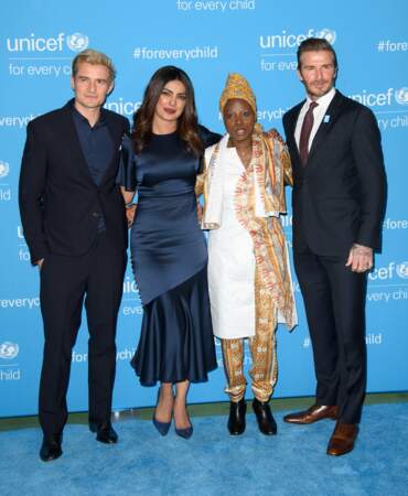 De nombreuses stars ont participé au 70eme anniversaire de l' UNICEF à New York