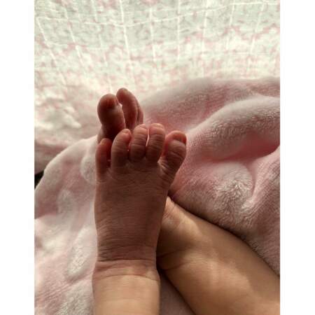 ...une deuxième petite fille, née le 15 février 2018. D'après Behati, Gio Grace a les orteils de son célèbre père
