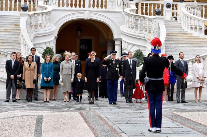 La famille royale était réunie pour célébrer le jour le plus important de l'année pour les Monégasques.