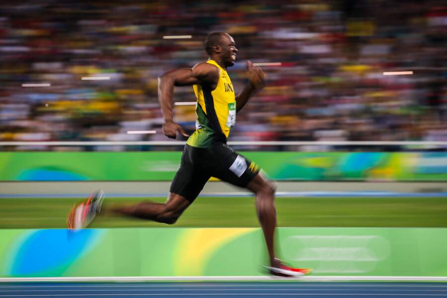 Usain Bolt, l'homme le plus rapide de la planète sur 100 et 200m