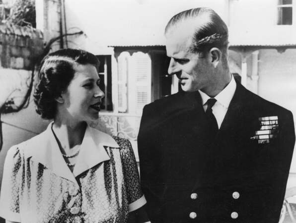 La princesse et son officier de mari s'installent à Malte en 1949