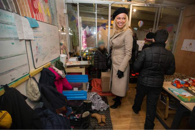 Pamela Anderson s'engage depuis plusieurs années pour les réfugiés et voulait visiter Calais depuis longtemps.