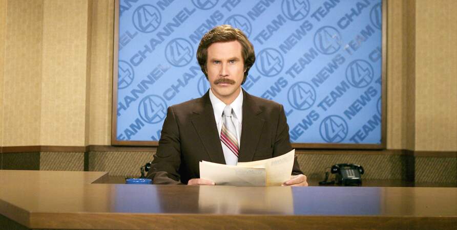 Attention culte ! La moustache de Will Ferrell dans Anchorman : la légende de Ron Burgundy