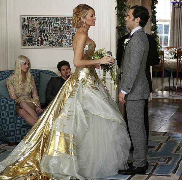 Gossip Girl : Serena (Blake Likely) avait épousé Dan (Penn Badgley)