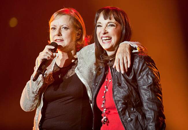 En 2010, elle avait accompagné Dorothée sur scène à Bercy