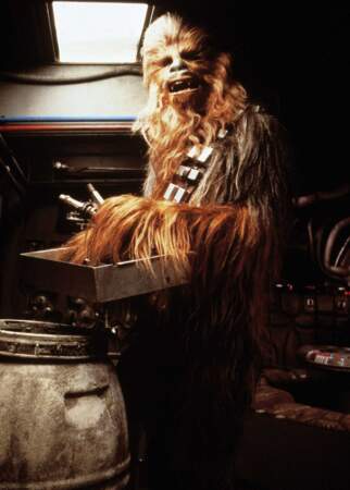 1980, Star Wars épisode V : Chewbacca, un Wookiee, est le coéquipier d'Han Solo 