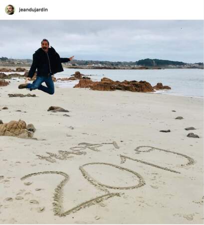 … et celle de Jean Dujardin, en kiff sur la plage