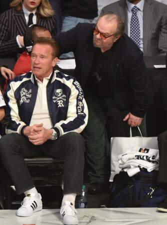Jack Nicholson a reproduit la célèbre scène de Shining juste pour Arnold Schwarzenegger