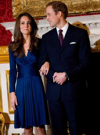 Le Prince William et sa fiancée en novembre 2010.